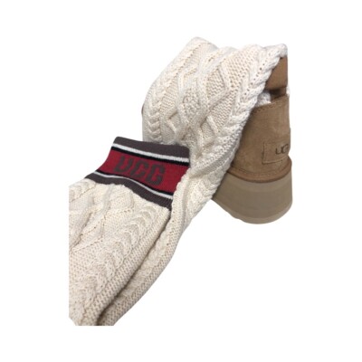 UGG Women's Classic Sweater Letter Tall Over The Knee