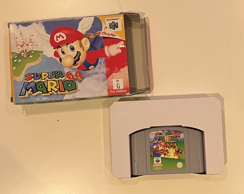 Nintendo: A boxed Nintendo 64 (N64), Super Mario 64 PAL Version, 1996