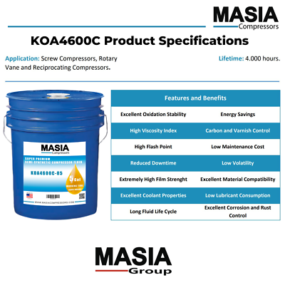 XHP 405 Doosan Lubricant 22252126 for Portable Compressors - 4000