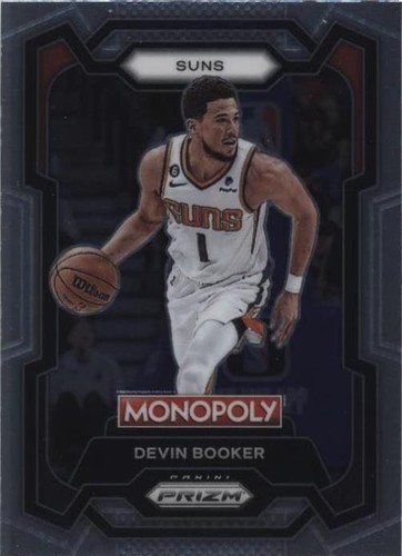 2023-24 Panini Monopoly Prizm Card Devin Booker Silver Prizm 72