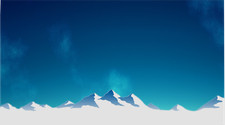 Landscape simple background mountains nature Custom Gaming Mat Desk