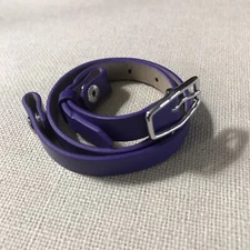Authentic Origami Owl 6 - 7 1/4" Purple Double Leather Wrap "New" +