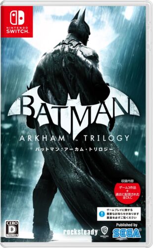 Batman: Arkham Trilogy Nintendo Switch Japan Import Free shipping FedEx New - 第 1/4 張圖片