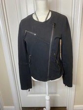 Marrakech Size Medium Evereve Mollie Moto Jacket Black Zipper Jacket Euc