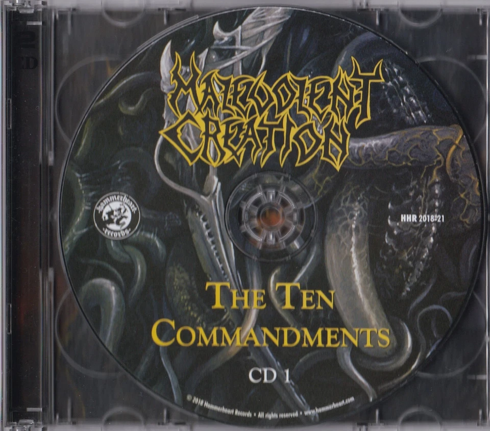 2 CD MALEVOLENT CREATION The Ten Commandments + Demo Live Retribution Eternal - Photo 3/4