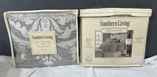 Southern Living Heirloom Linen EURO Size Pillow Sham Set  of 2 Taupe Beige NEW