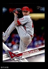 2017 Topps Update #93 Jesse Chavez Angels 8 - NM/MT