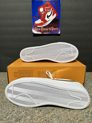 ⭐Nike Blazer Low Platform Sz 10 Men\'s Shoes White Silver Sneakers DQ7654-100 New Nike Blazer Low Platform White Metallic Silver DQ7654 100  main image 3