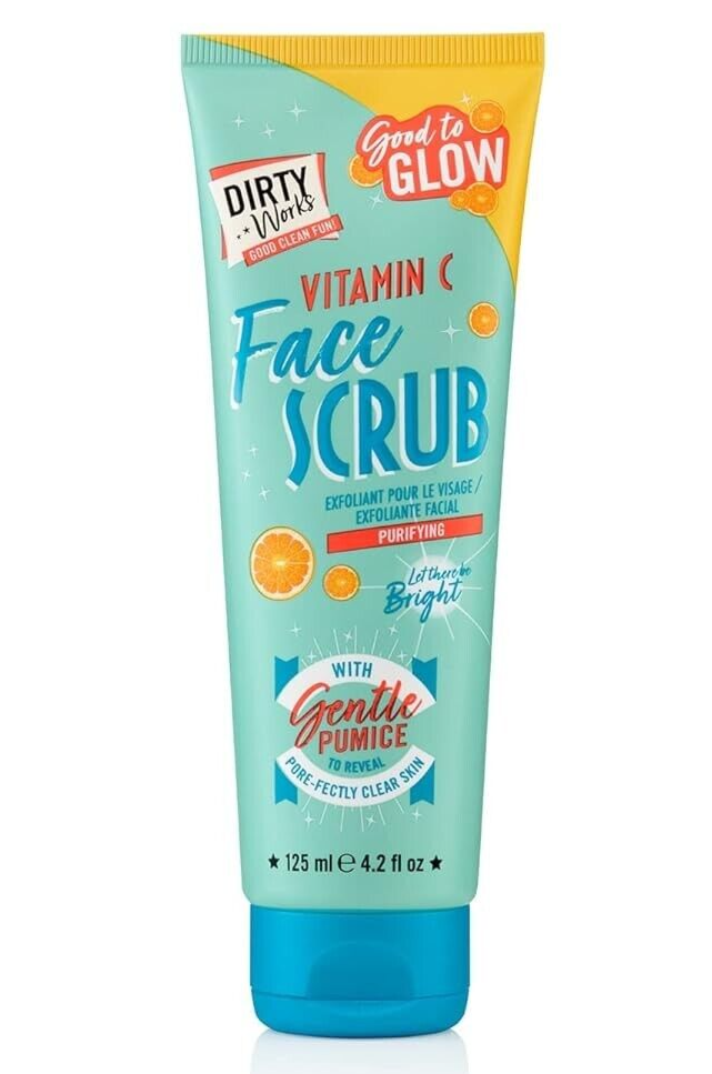 Dirty Works Vitamin C Purifying Face Scrub with Gentle Pumice 4.2 fl oz + Free🎁
