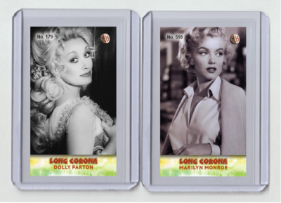 Marilyn Monroe rare MH Long Corona #'d x/3 Tobacco card no. 510