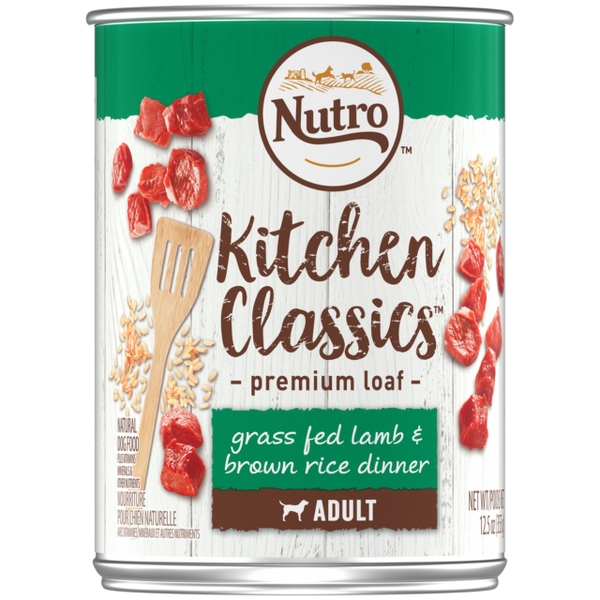 Nutro Premium Loaf Adult High Protein Natural Wet Dog Food Savory Lamb