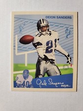 1997 Fleer Mini Gale Sayers Says... Deion Sanders #125