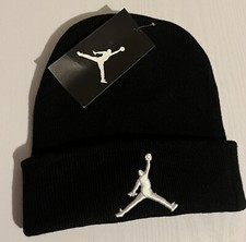 Adult One Size Unisex Black Jordan Beanie Hat . Price Drop! Clearance!