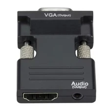HDMI a VGA con Audio Output Cable Converter Adattatore 1080P