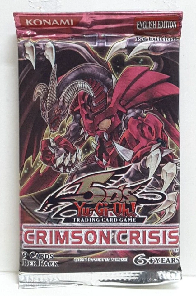 Yu-Gi-Oh! TCG Crimson Crisis Sealed Collectible Card Game Packs
