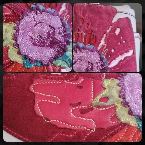 Vintage Coach 9244 Poppies for Peace Gallery Tote White Leather Y2K Bag - Image 3 of 4