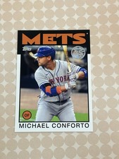 2021 Topps Series 2 Michael Conforto 1986 35th Anniversary #86B-11 NY Mets (E)