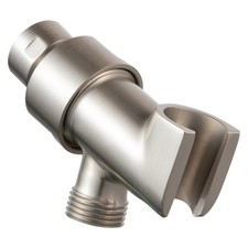 OFFO All Metal Handheld Shower Head Holder, Brushed Nickel, Adjustable