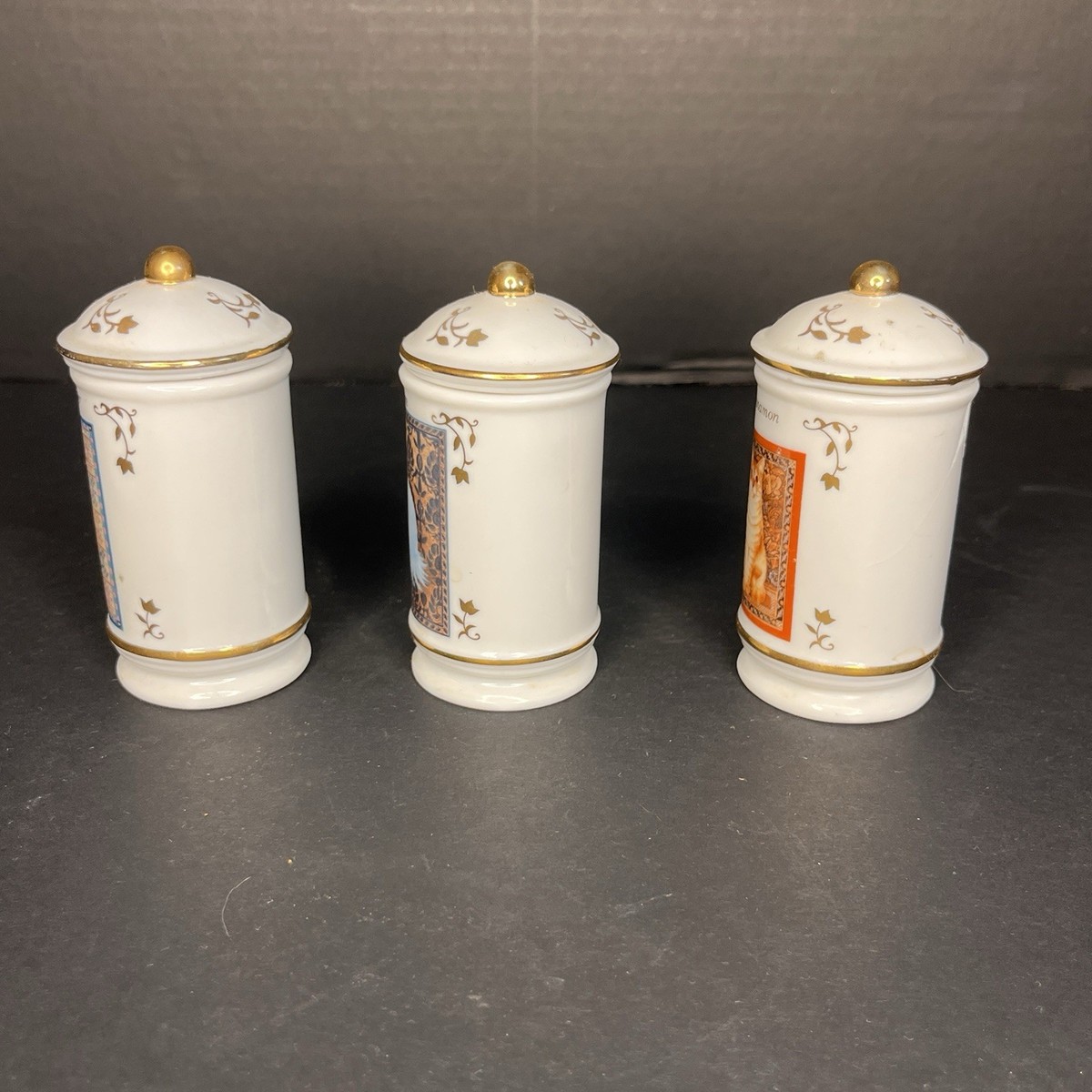 Lenox Cats of Distinction Spice Jars Set Of Three Coriander