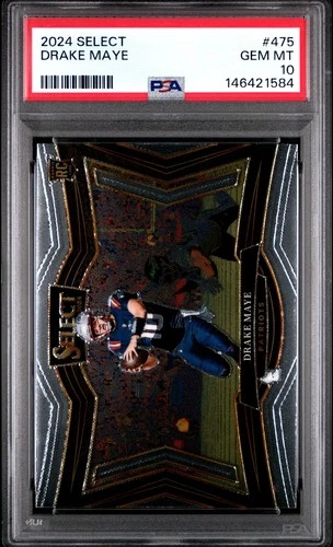 2024 PANINI SELECT 475 DRAKE MAYE FIELD LEVEL GEM MINT RC PATRIOTS PSA 10 1584