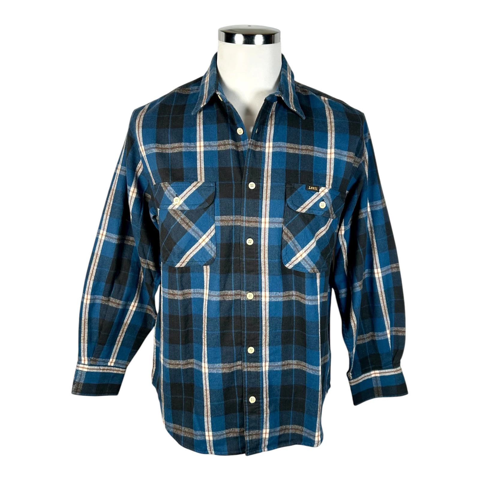 Camicia Vintage Lee Flanella a Quadri – Made in USA Anni '70