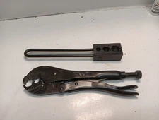 VINTAGE PETERSEN DEWITT VISE GRIP BLACK C-5 /c-3 CRIMPING Tools LOCKING PLIERS 