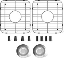 2Pack Sink Protectors for Kitchen Sink 13" X 11-5/8", 304 Stainless Steel for Ki