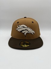 New Era Marrón Claro/Marrón Oscuro Denver Broncos Dos Tonos Nogal 59FIFTY Talla 6 7/8