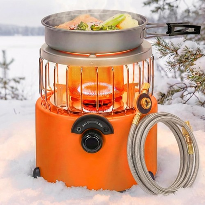 #ad 2 in 1 Portable Propane HeaterCamping Stove9000 BTU Outdoor Portable Heater.. $74.99