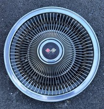 Corvette Cross Flags 15 Inch Turbine Oem Hubcap 3972794 Vintage Corvette Wheel