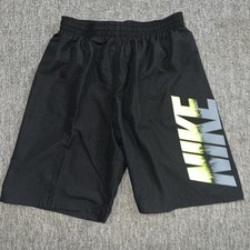 Nike Swim Boys XL Fade Volley Shorts Volt Neon Yellow/Black NESSF790-001 New