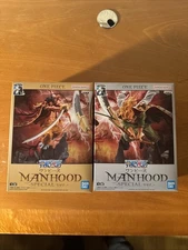 One Piece MANHOOD SPECIAL ver. Gol D Roger & Edward Newgate Figure Set Banpresto