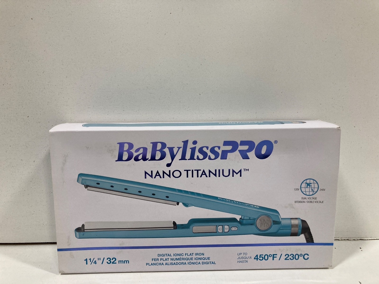 BaBylissPRO Nano Titanium Ionic Flat Iron Hair