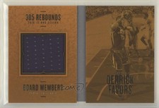 2016-17 Panini Preferred Board Members 45/99 Derrick Favors #16 n8q