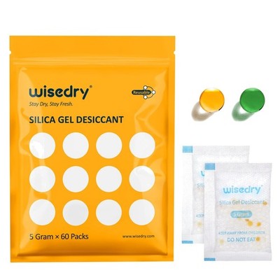 Silica Gel Sachets Trockenmittel 5g Beutel Indikator Lebensmittelqualität 60 ...