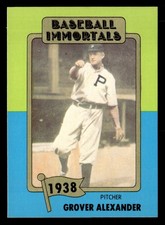 Grover Cleveland Alexander 1980-87 SSPC HOF Card #14 Philadelphia Phillies