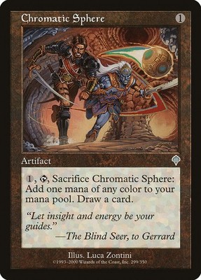 2000 Chromatic Sphere MTG Magic the Gathering Invasion Uncommon NM