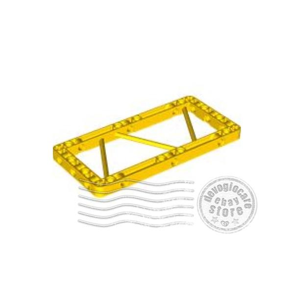 鉄オブジェ 1x LEGO 79766 Technic liftarm (Frame with Girder) 7x15 Yellow