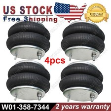 4x For Firestone W01-358-7344 Air Suspension Shock Spring Bag Bellow Assembly US
