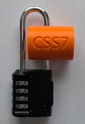 Steering column spline lock for Caterham 7 with QR steering wheel. ORANGE.