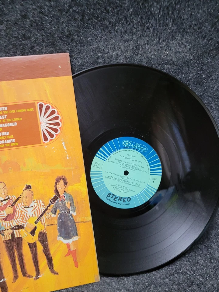 Vintage RCA Camden Vinyl Record TV Country Jamboree Compilation CAS-925(e) LP - Imagem 4 de 4