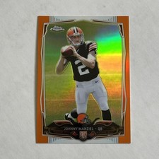 Johnny Manziel 2014 Topps Chrome Orange Refractors #169