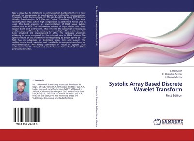 J. Hemanth (u. a.) | Systolic Array Based Discrete Wavelet Transform | Buch