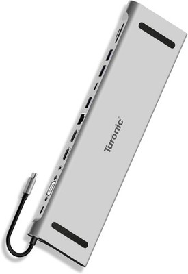 Universal Docking Station 12-in-1 USB-C Hub with 100WPD 2x HDMI RJ45 SD slot VGA