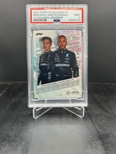 2023 Topps Eccellenza George Russell Lewis Hamilton La Squadra Gradient /5 PSA 9