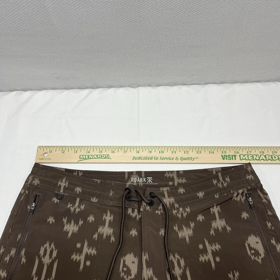 Шорты Roark Layover Trail 3.0 кофейные икигай универсальный принт мужские размер 33x7"" - Изображение 2 из 4