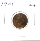 1901 US Indian Head Cent  G Good Free Shipping