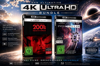 2001: Odyssee im Weltraum + Interstellar - 4K Ultra HD Bundle # UHD+BLU-RAY-NEU