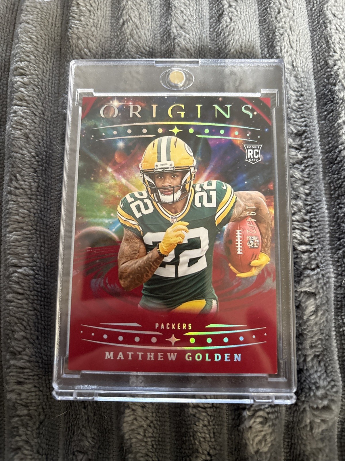 2025 Panini Origins - Rookies Matthew Golden, Matthew Golden #101 Red /225 (RC)