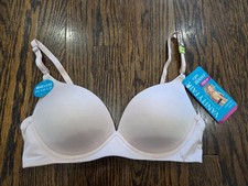 Vanity Fair 72301 Ego Boost Wireless Push-Up Bra 34B Sheer Quartz Solid